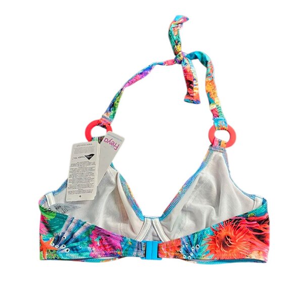Freya Under The Sea Triangle Underwire Bikini Top, Unpadded, Resort, Size 32DD - Picture 5 of 7